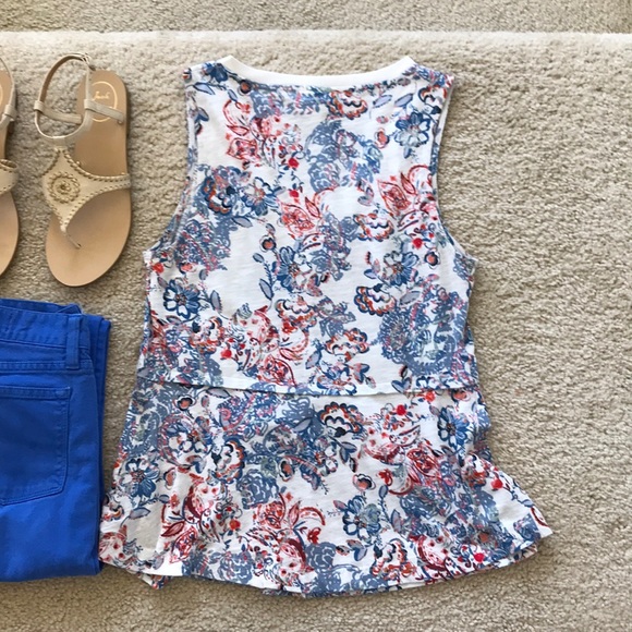 {Anthropologie} Amalia Peplum Tank - Picture 6 of 6